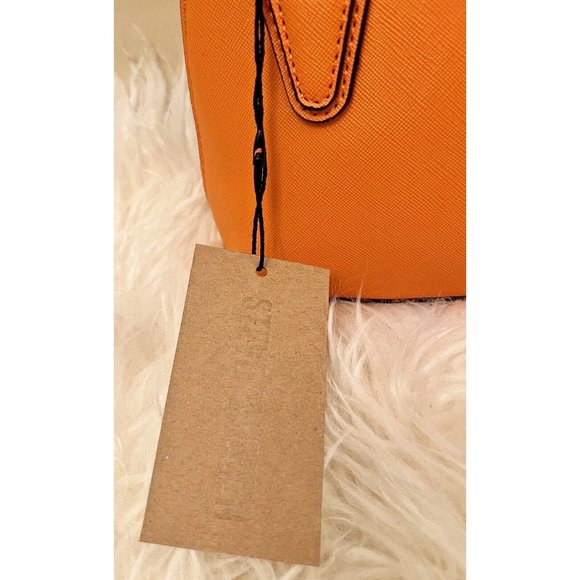 NWT STEVE MADDEN BFAITH ORANGE MINI CROSSBODY HAND BAG TIK TOK VIRAL TRENDY - Picture 3 of 7